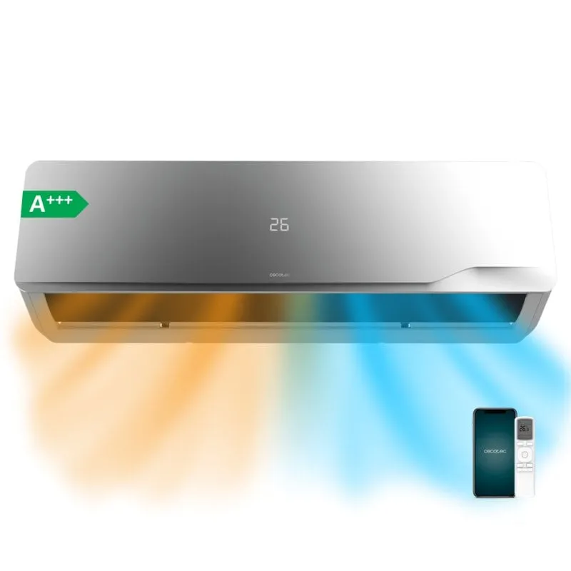 Condizionatore Split Cecotec AirClima 18000 Wind Connected 18.000 BTU A+++ Inverter Pompa di Calore WiFi Telecomando