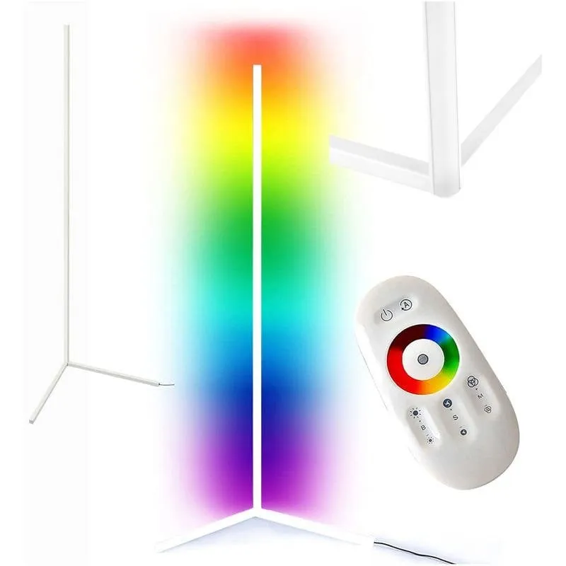 Lampada da pavimento MOZOS LC-RGB-WH LED RGB bianco 1400 mm telecomando