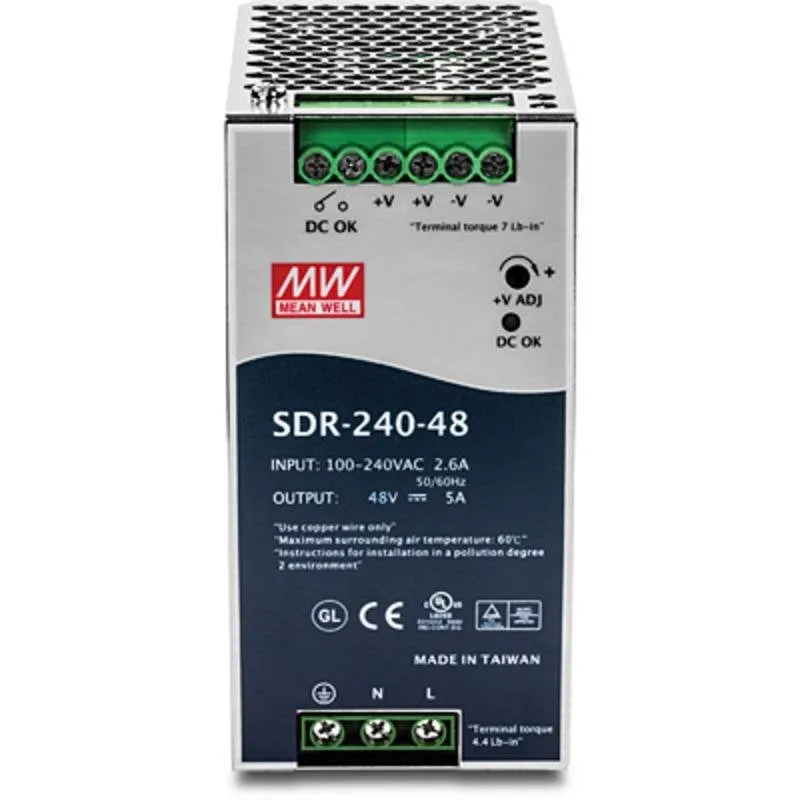 Alimentatore Trendnet TI-S24048 240W Certificazioni CE UL TUV Metallico