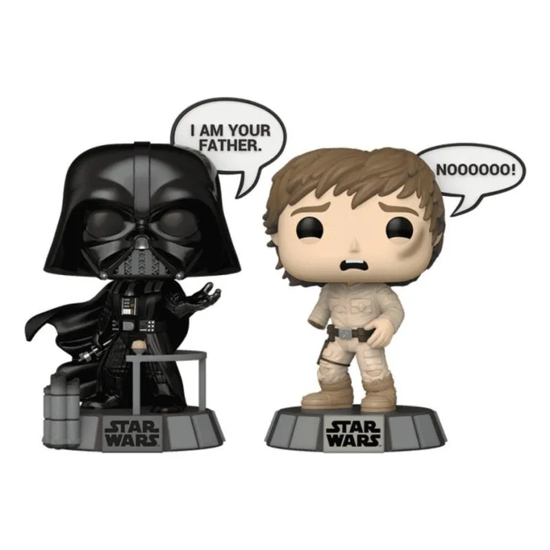Figura da Collezione Funko Pop! Darth Vader & Luke Skywalker Star Wars