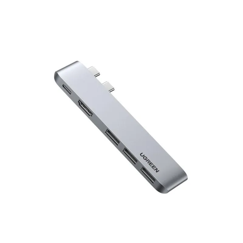 Base per portatile Ugreen 60559 USB 3.2 Gen 1 Type-C Argento