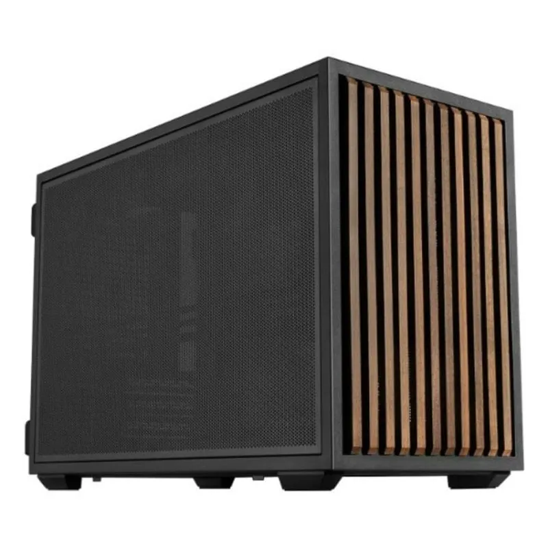 Case PC Lian Li B4-mATX Wood Mini Tower Nero