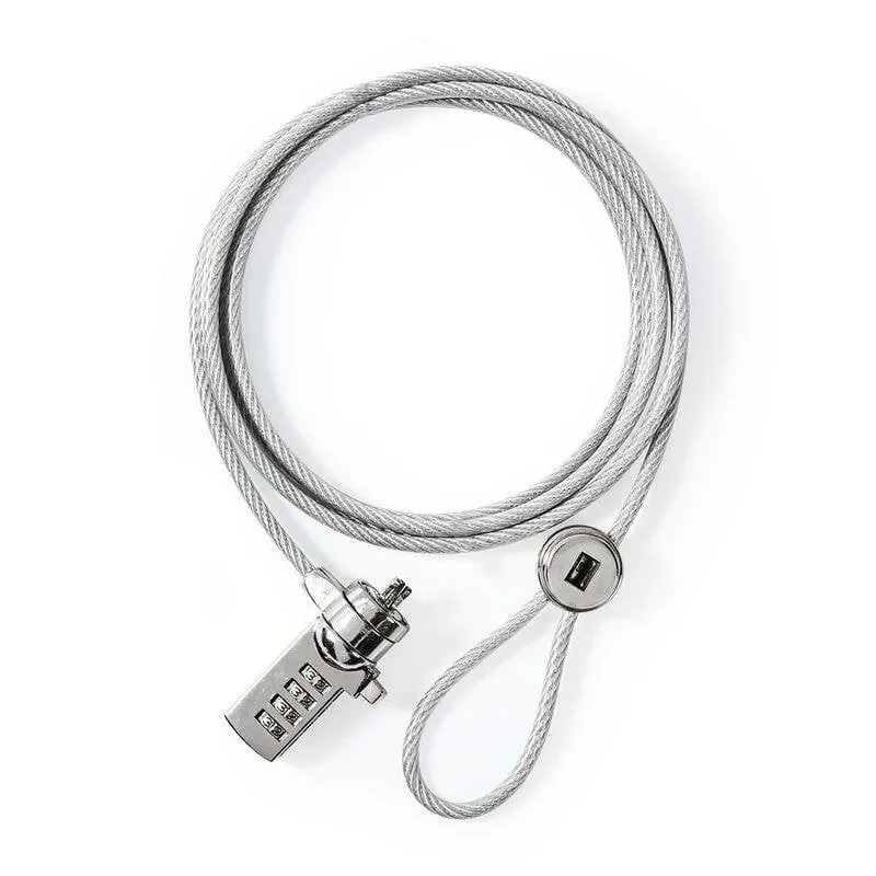 Cavo antifurto Nedis NBLKD100ME Argento