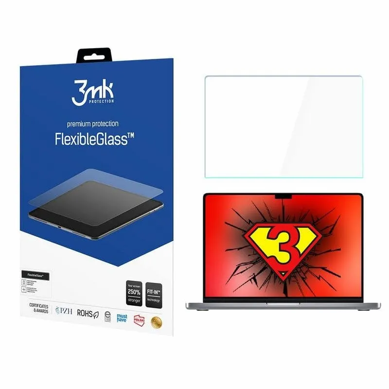 Mica FlexibleGlass per MacBook Pro 14.2" M1/M2/M3 3MK