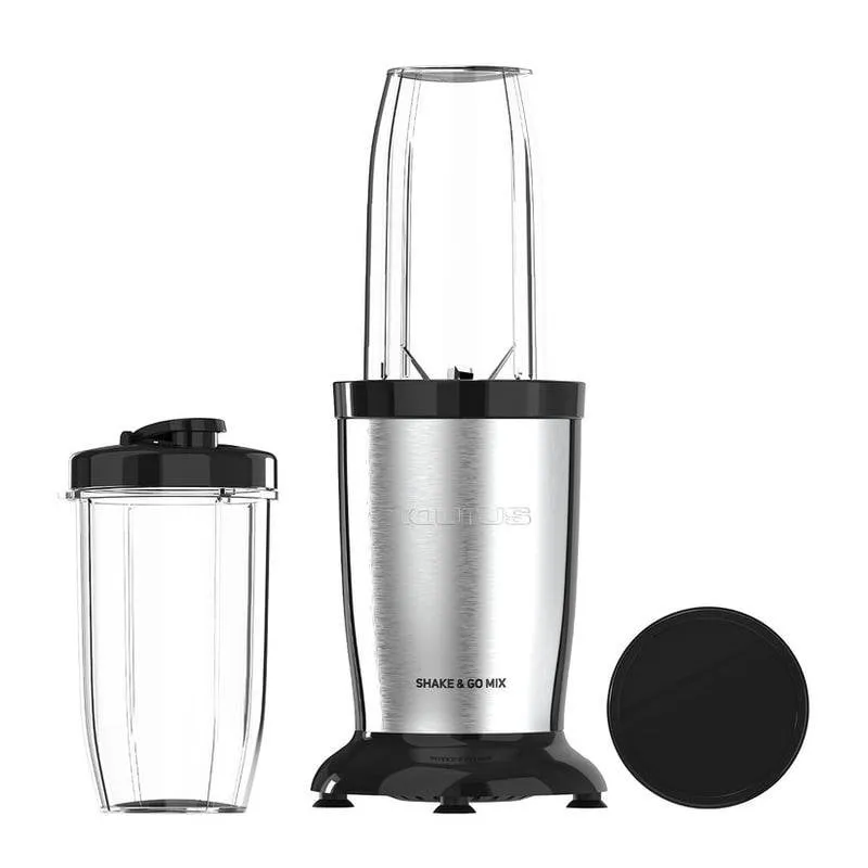 Frullatore a vaso Taurus SHAKE & GO MIX 1000 W Acciaio inossidabile Nero