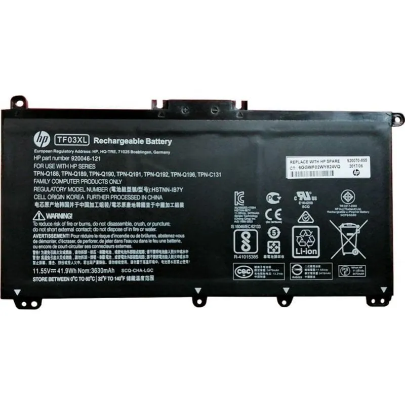Batteria HP Pavilion 15-CD 11.5V 3470mAh Originale