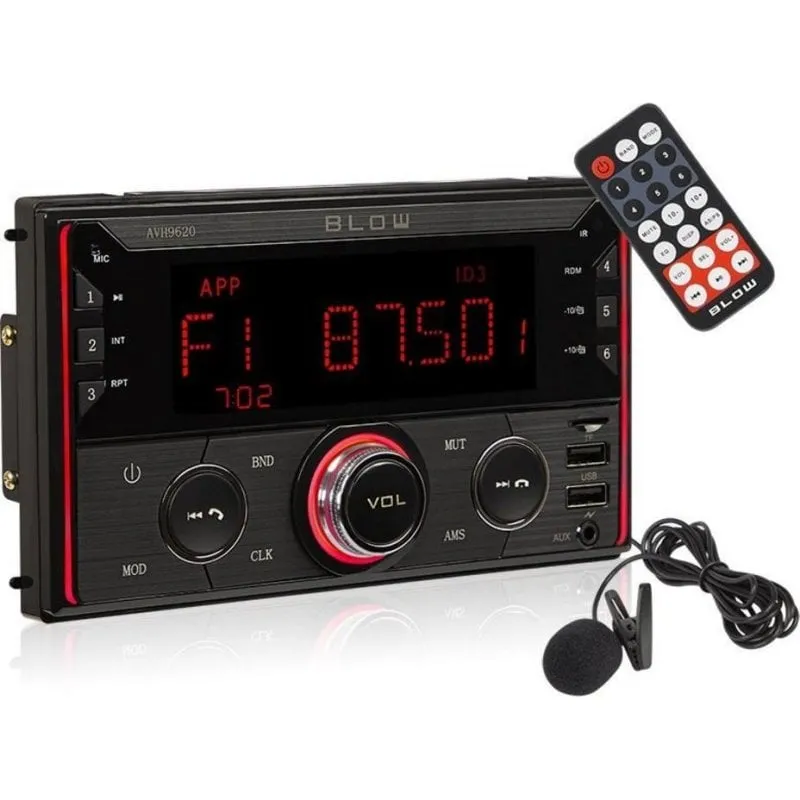 Radio 2DIN Blow AVH-9620 Bluetooth USB SD RGB