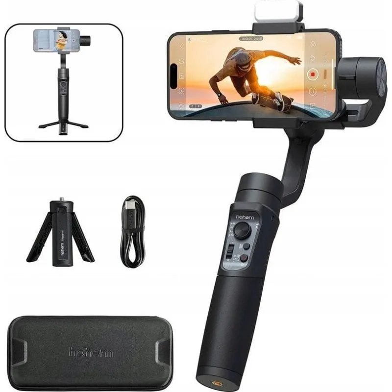 Gimbal Hohem iSteady Mobile Nero 3-Assi per Smartphone