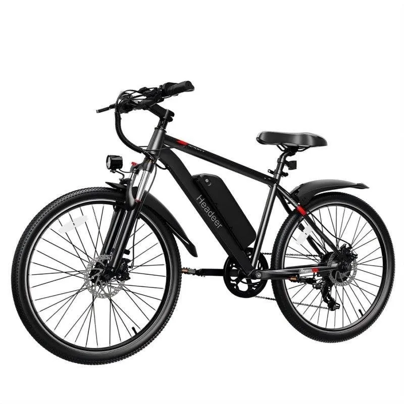 Bicicletta Elettrica Headeer Bk1350 500W 48V13.5Ah 26" Freni a Disco Nero