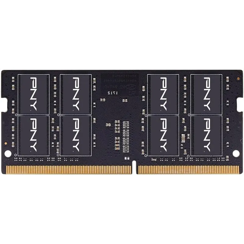 Memoria RAM PNY 16GB 1x16GB DDR4 2666MHz CL19 1,2V Nero SODIMM