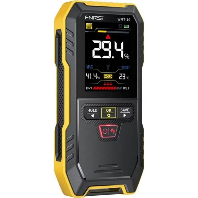 Rilevatore di umidità Fnirsi WMT-10 75% 0.1% display TFT 2.4 pollici