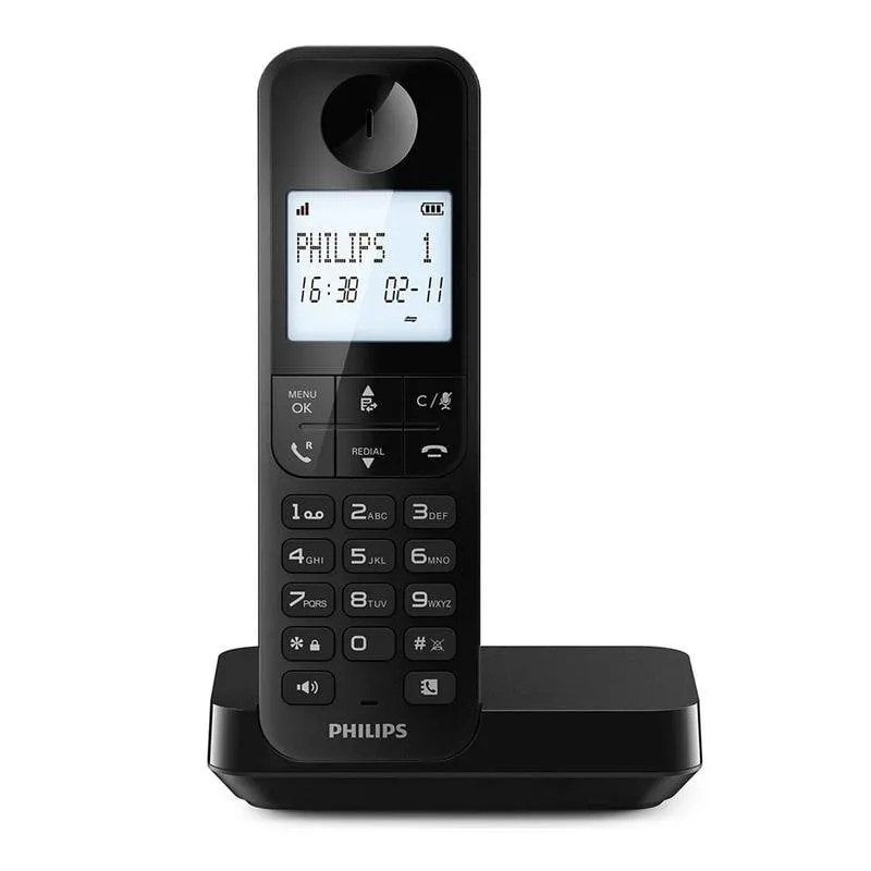 Telefono senza fili Philips schermo matrice di punti 4,6 cm mani libere