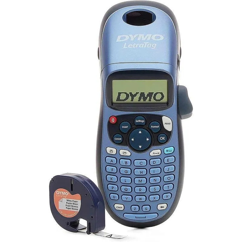 Stampante etichette doppia faccia DYMO LetraTag LT-100H Plus con tastiera 12 mm