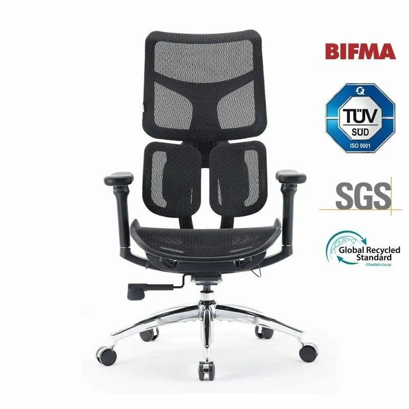 Sedia da Ufficio Ergonomica Sihoo Doro S100 - Supporto Lombare Doppio Dinamico
