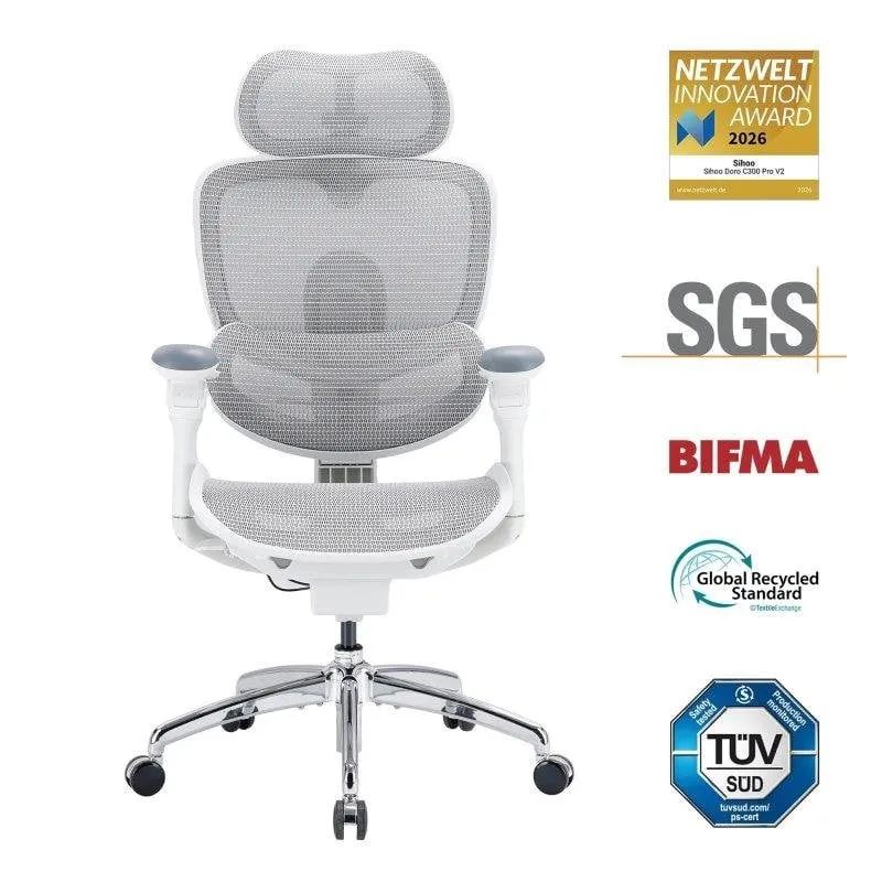 Sedia da Ufficio Ergonomica Sihoo Doro C300 Pro V2 con Supporto Adattivo