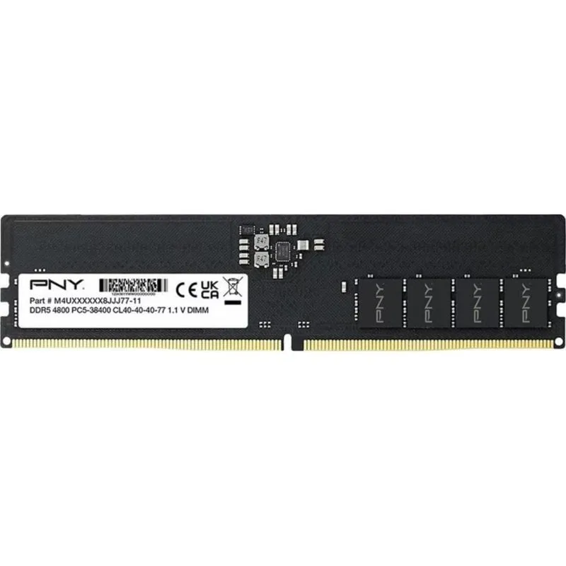 Memoria RAM PNY MD8GSD55600-SB 8GB DDR5 5600MHz CL40 Unbuffered Bianca