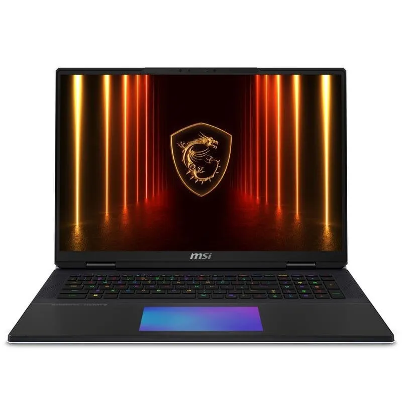 Portatile MSI Titan 18 HX A2WJ-1079IT 18" Intel Core Ultra 9 290HX Plus 64GB 2TB SSD RTX 5090 Windows 11 Home