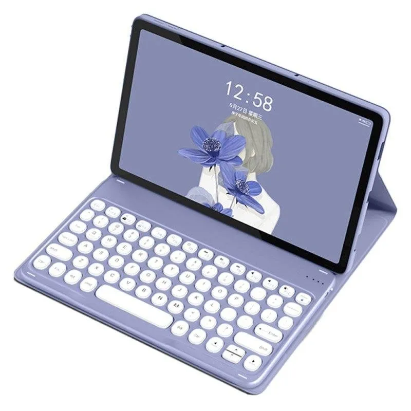 Cover con Tastiera Bluetooth Royal Bailey Lx112r per Lenovo Tab P11 Pro Gen 2 11.2" Morado