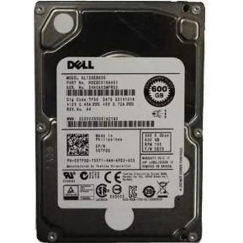 Disco Rigido Dell 20TPJ 0,6TB SAS 10K RPM Hot Plugging Enterprise
