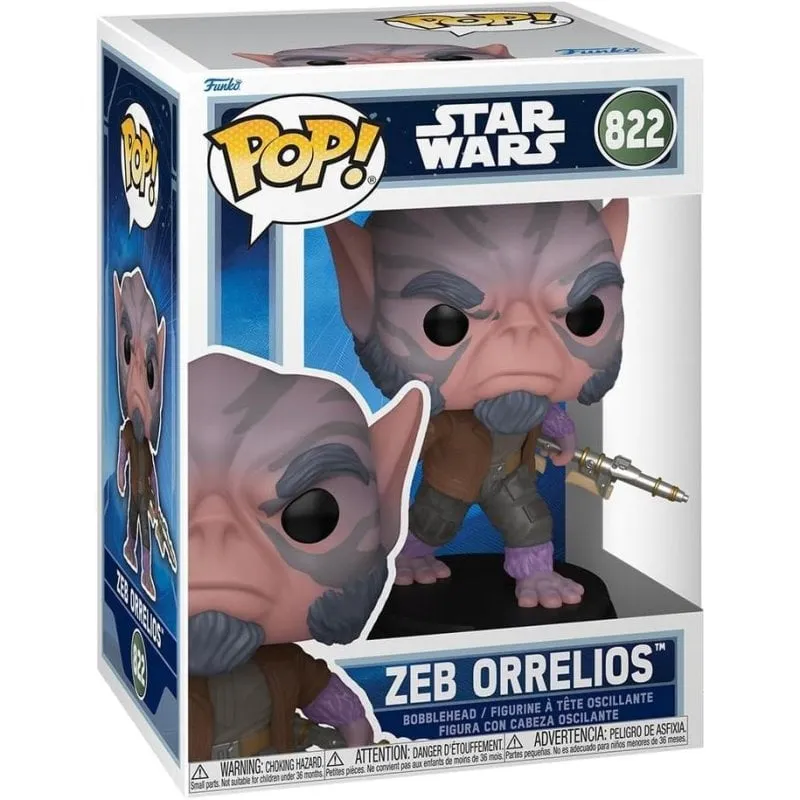 Figurina Funko Pop! Star Wars Zeb Orrelios Vinile Collezionabile
