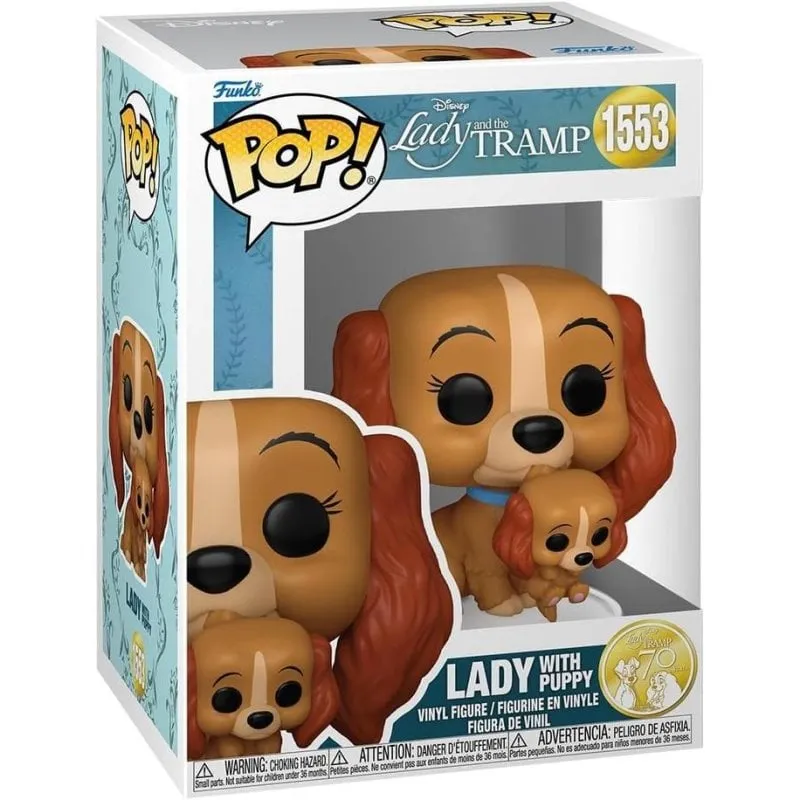 Figurina Funko Pop Disney La Dama e il Cane Lady con Cagnolino