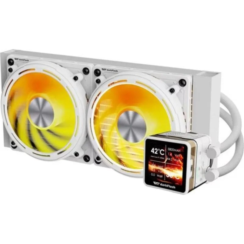 Refrigeración Líquida Darkflash DE240 240mm 2 Ventiladores ARGB Schermo IPS