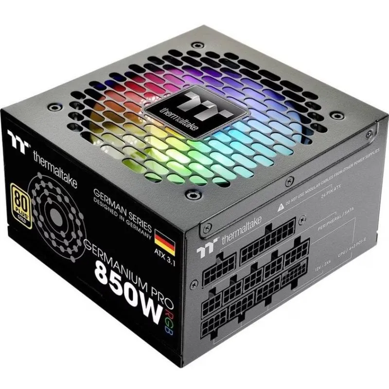 Fonte di Alimentazione Thermaltake Germanium Pro RGB 850W Gold modulare