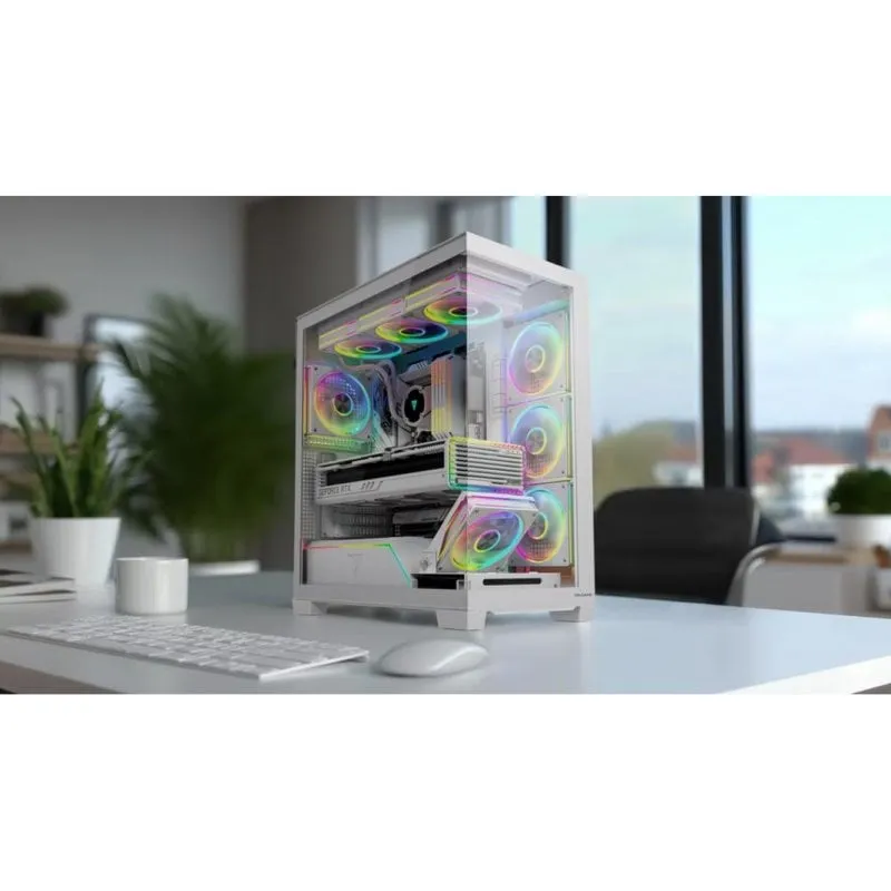 Case PC Modecom Volcano Stellar Plus Midi Tower ATX USB-C Finestrino Laterale