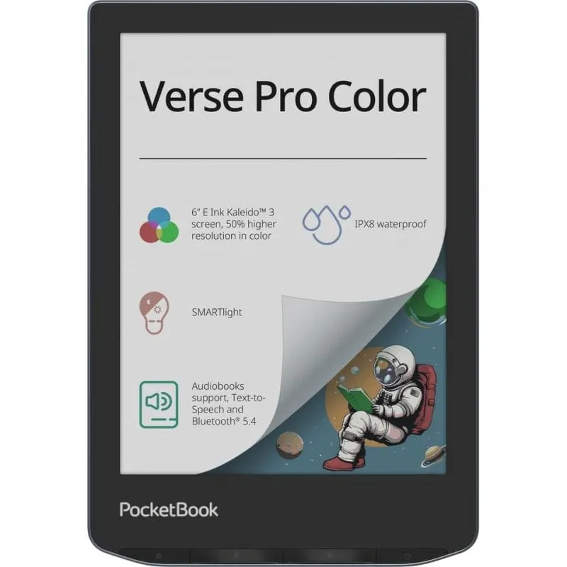 Libro Elettronico PocketBook PB634K3 6" Wifi IPX8 con SMARTlight e Quad-Core