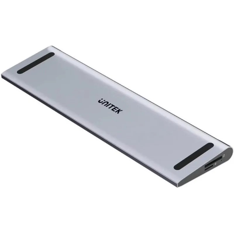 KVM Switch Unitek D1106AGY01 3 uscite HDMI 2.0 DisplayPort USB-A USB-C RJ45