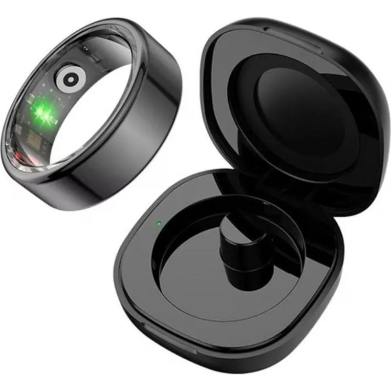 Anello intelligente Colmi R02 Taglia 12 Bluetooth IP68 Autonomia 7 giorni Nero