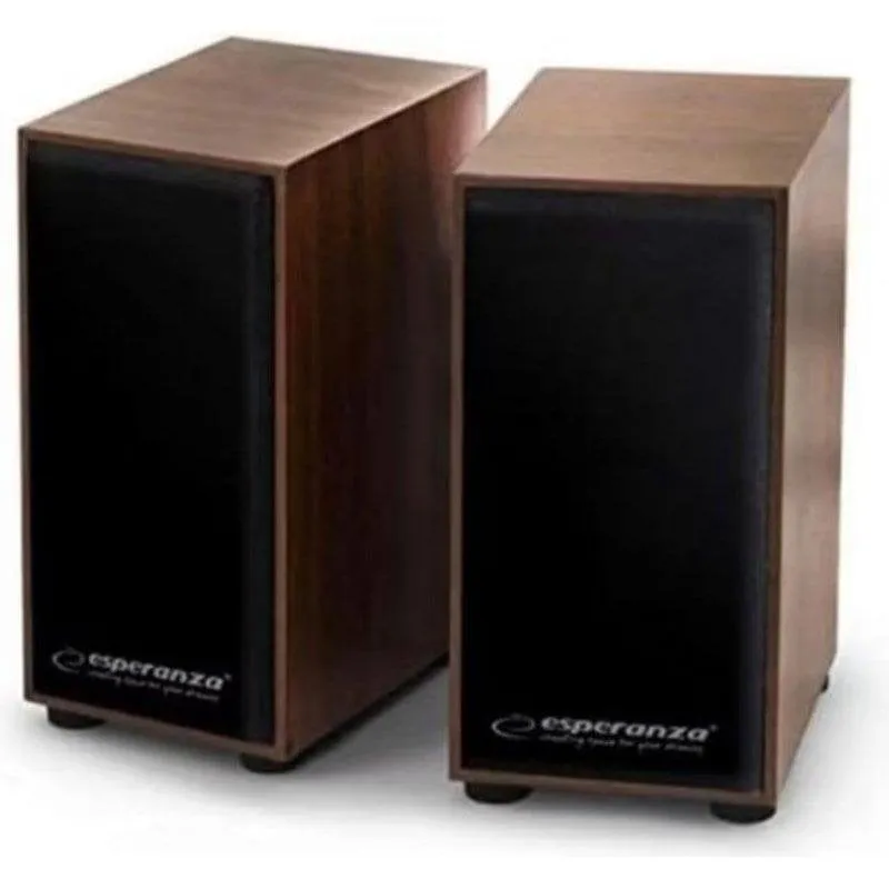 Altoparlanti ESP in legno USB 2.0 6W con controllo volume