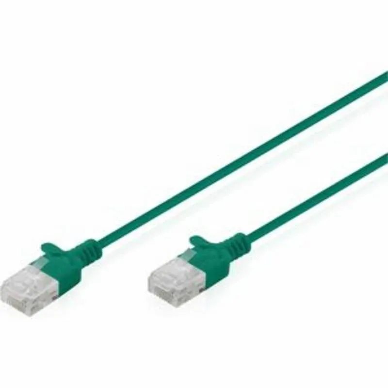 Cavo di Rete Digitus CAT6 U/UTP Slim 5m 10 Unità Verde