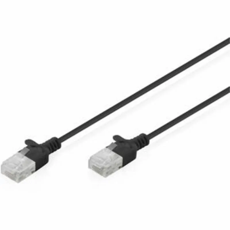 Cavo di Rete Digitus CAT6 U/UTP Slim 5m Nero 10 Unità