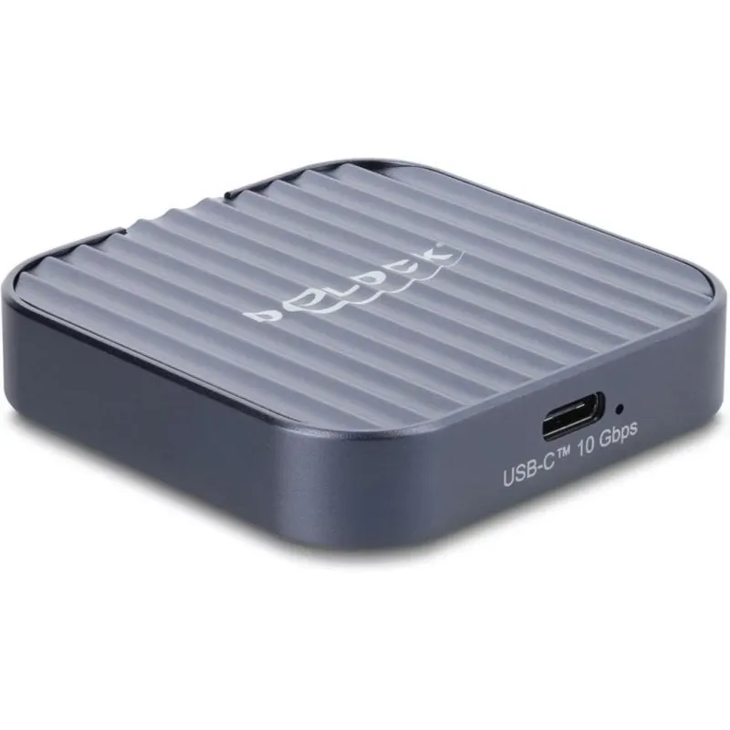 Case PC Delock M.2 2230 Metallo Nero Grigio SSD NVMe USB-C