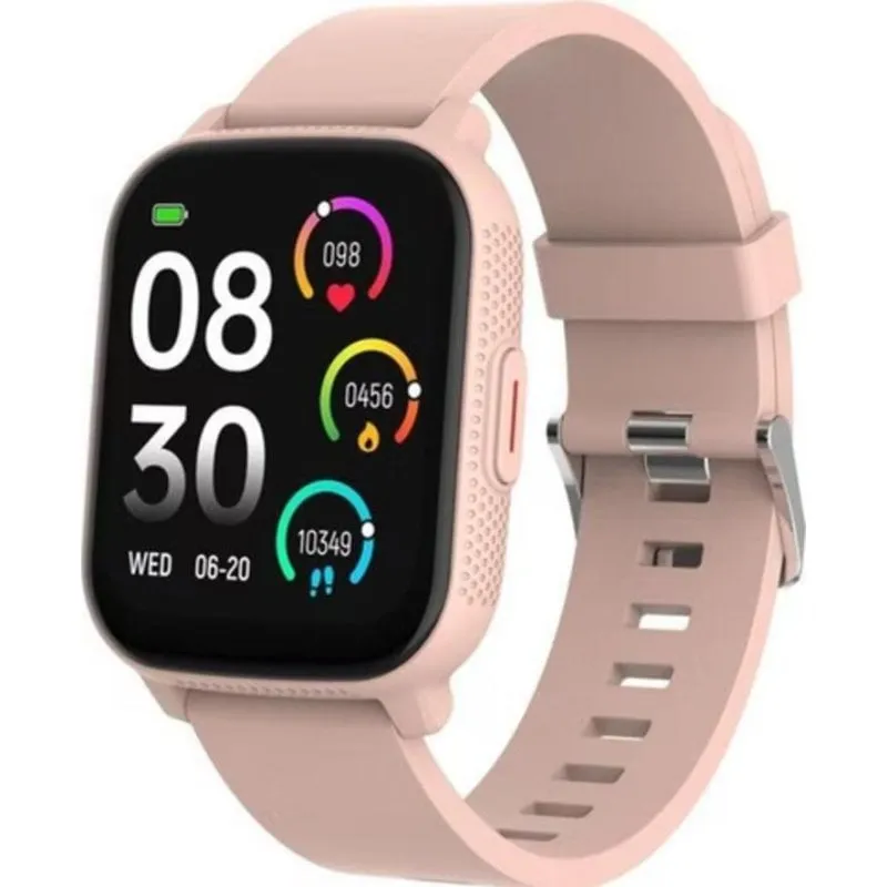 Denver SWC-184B Bluetooth GPS 40mm Display LCD Rosa Resistente IP67 Pulsometro