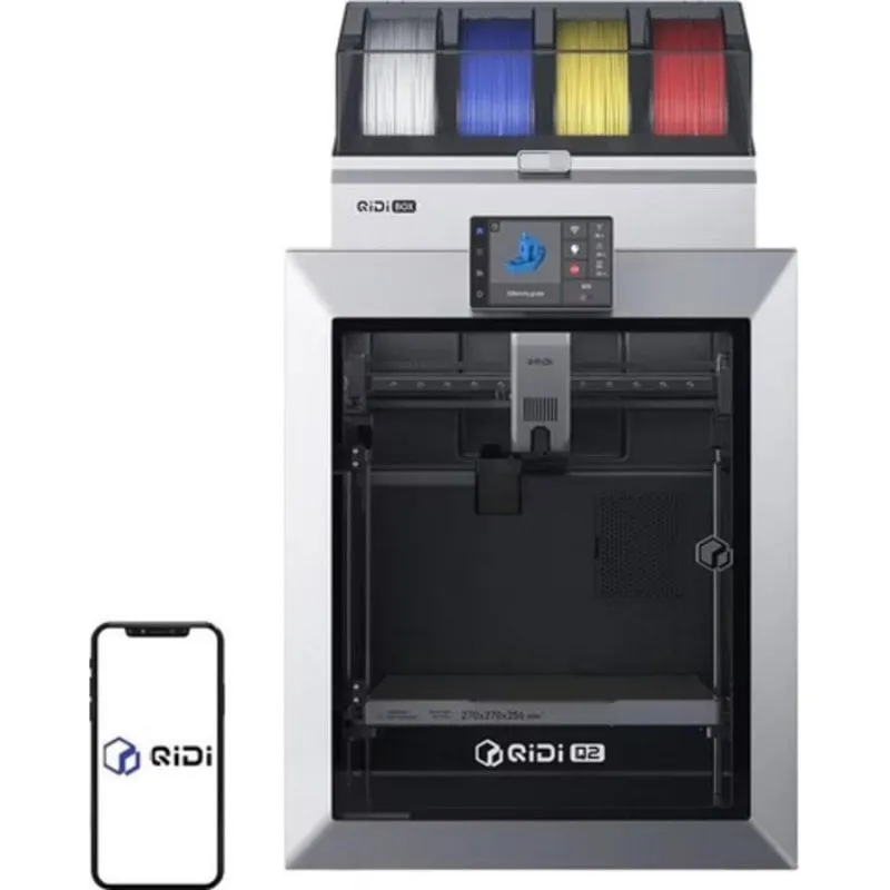 Stampante 3D Qidi Tech Q2 Combo CoreXY con telecamera integrata e precisione