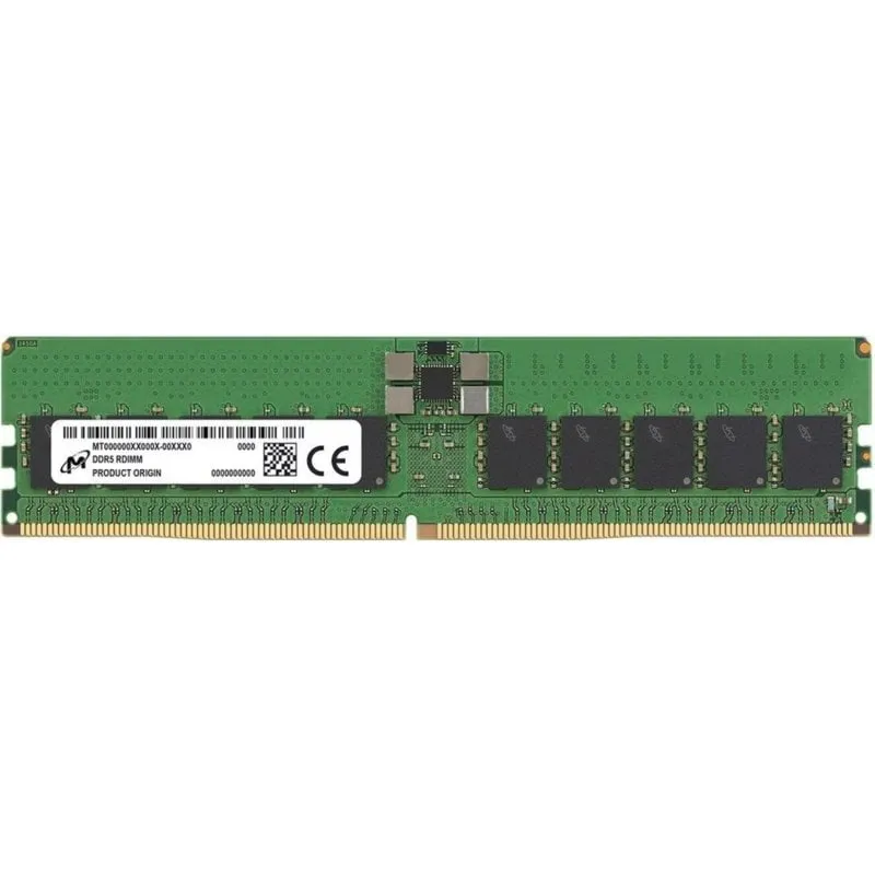 Memoria RAM Micron MTC20F2085S1RC64BH1T 32GB DDR5 6400MHz CL52 RDIMM Server