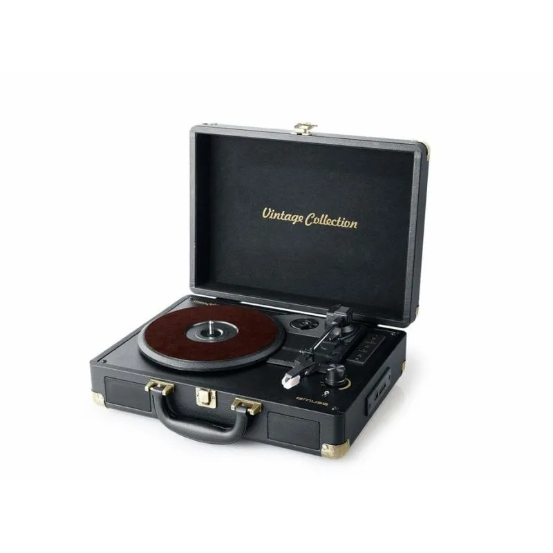 Giradischi Muse MT-103 GD Nero Bluetooth USB 33/45/78 RPM