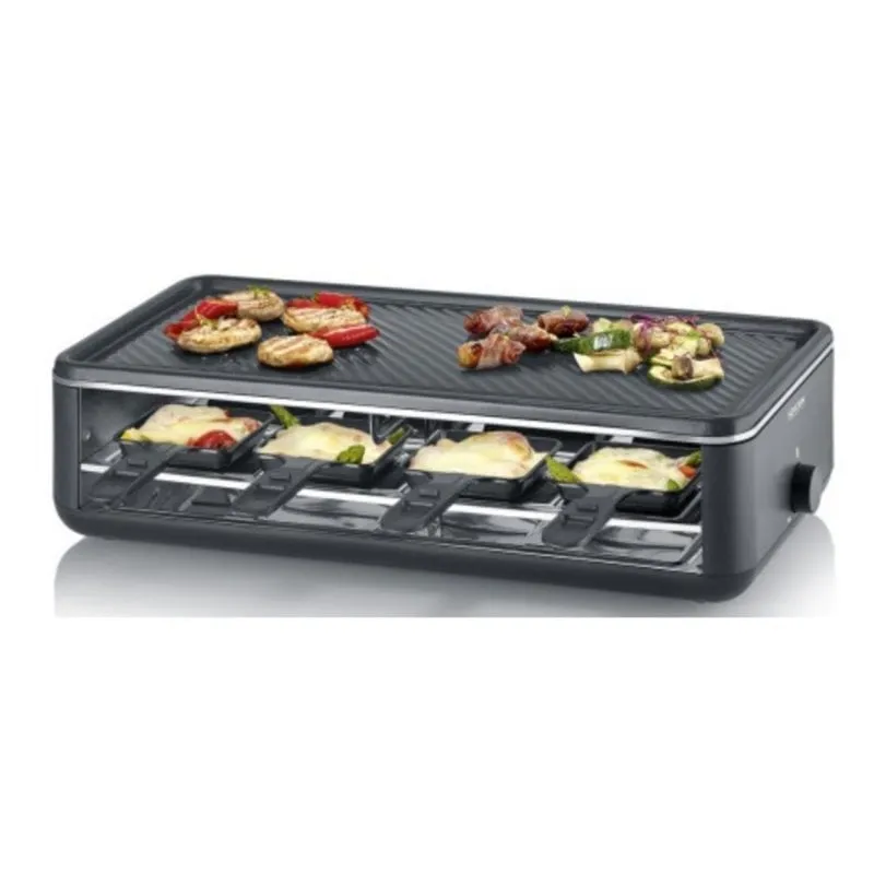 Griglia Raclette Severin RG 2365 8 persone 1300 W Nero