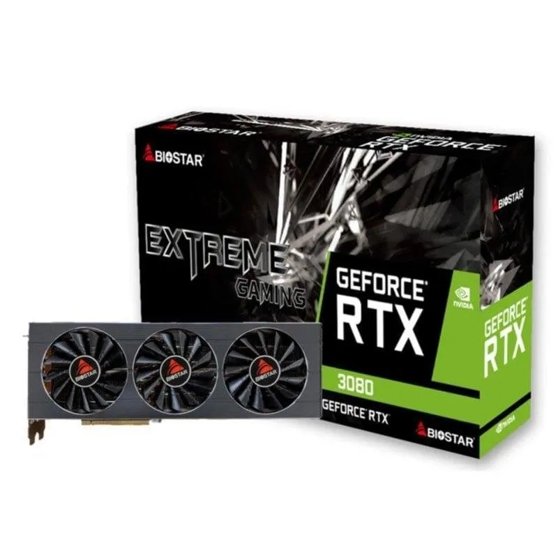Scheda Grafica Biostar GeForce RTX 3080 10GB GDDR6X Triple Ventola