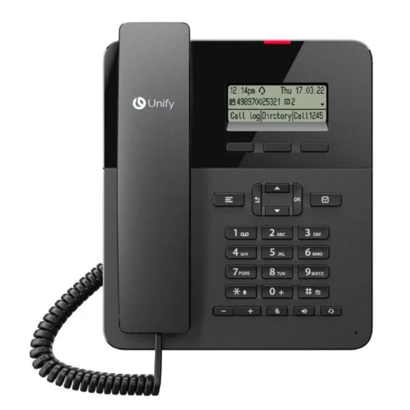 Telefono analogico Unify OpenScape Desk Phone CP110 Nero