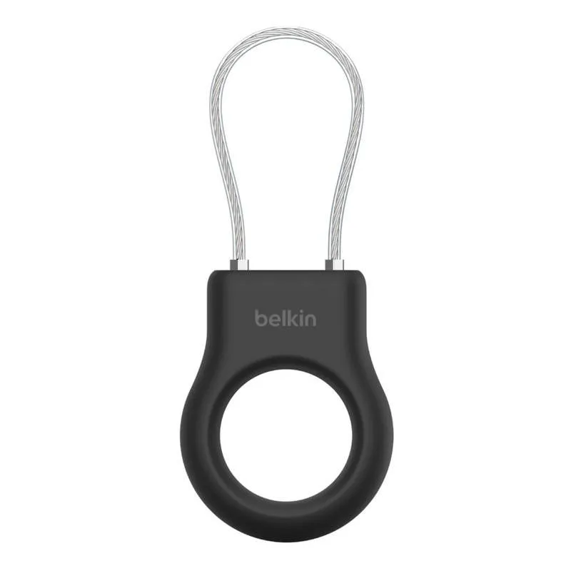 Cover Belkin MSC009btBK per AirTag, Nera, Resistente ai Graffi