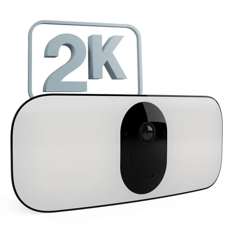 Videocamere di sorveglianza ARLO Pro 3 Floodlight 2K Visione Notturna Interno ed Esterno Audio Bidirezionale
