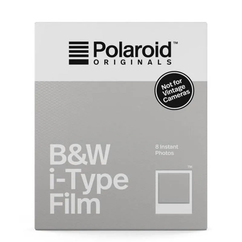 Pellicole istantanee Polaroid B&W i-Type 8 pezzi