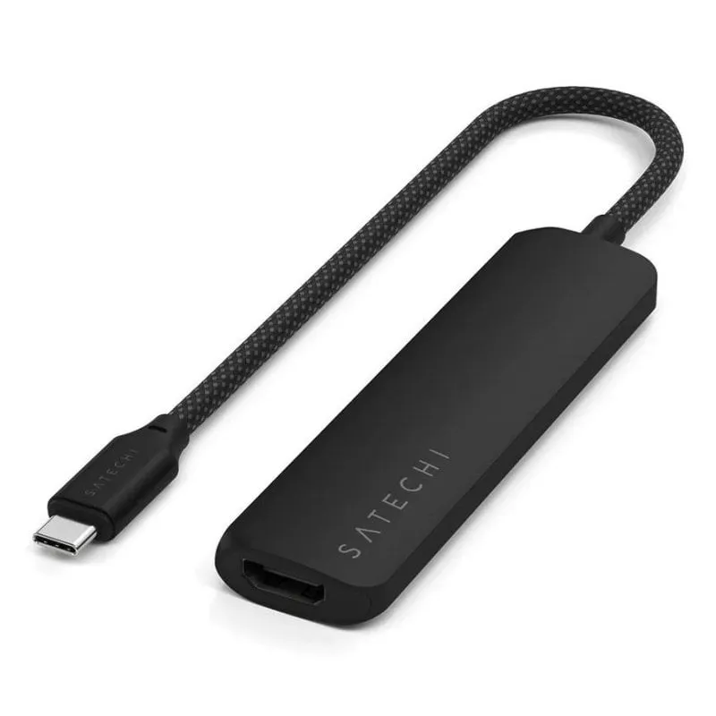 Hub Satechi 4 porte 10 Gbps ST-P4SK HDMI 4K USB-C PD 100W