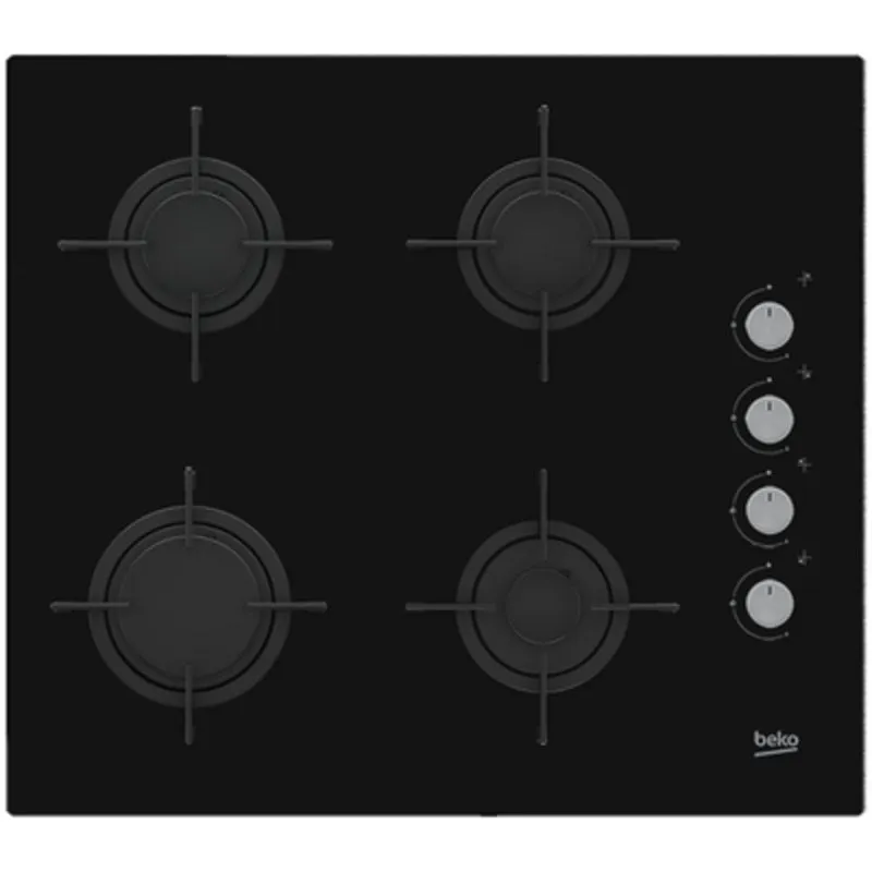 Piastra a gas Beko HILG 64120 S Integrata 4 zone Vetro e ceramica