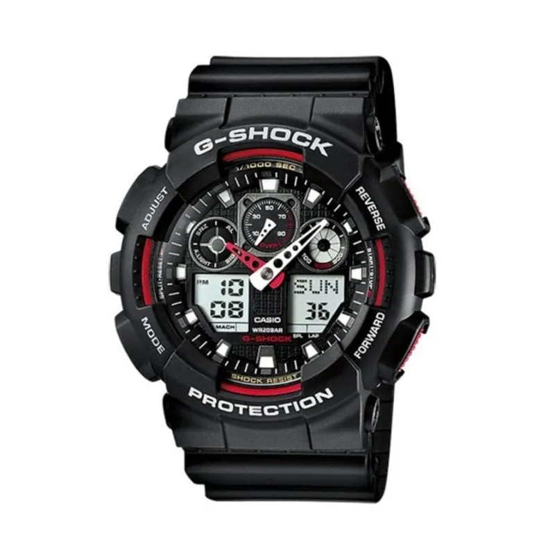 Orologio Casio GA-100-1A4ER Retroilluminazione LED Resina Minerale