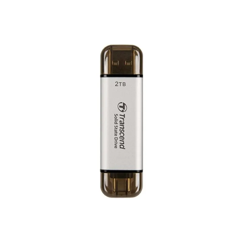 Disco Rigido Transcend ESD310 2 TB SSD USB 3.2 Gen 1 1050 MB/s Argento