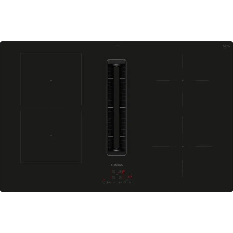 Piastra a Induzione Siemens iQ500 ED811BS16E 80 cm Incassata Nera
